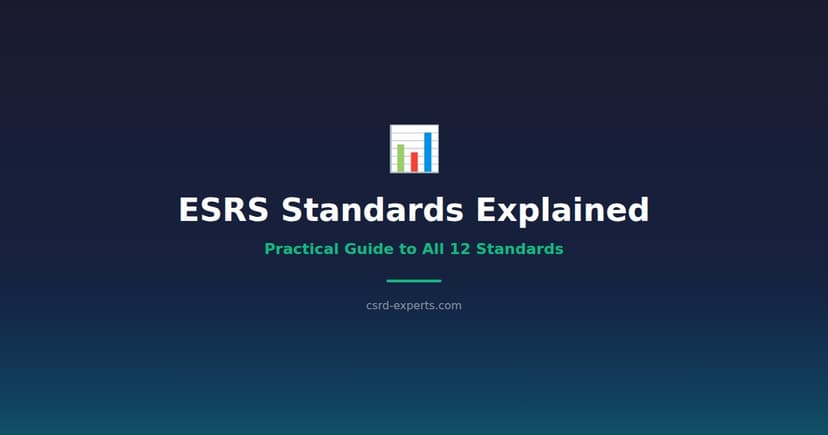 ESRS Standards Explained: A Practical Guide to All 12 European Sustainability Reporting Standards